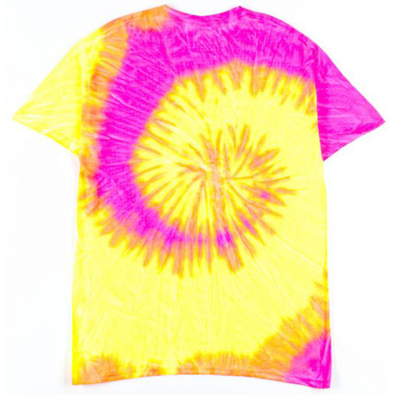 Green Tie Dye Sun Effect T-Shirt